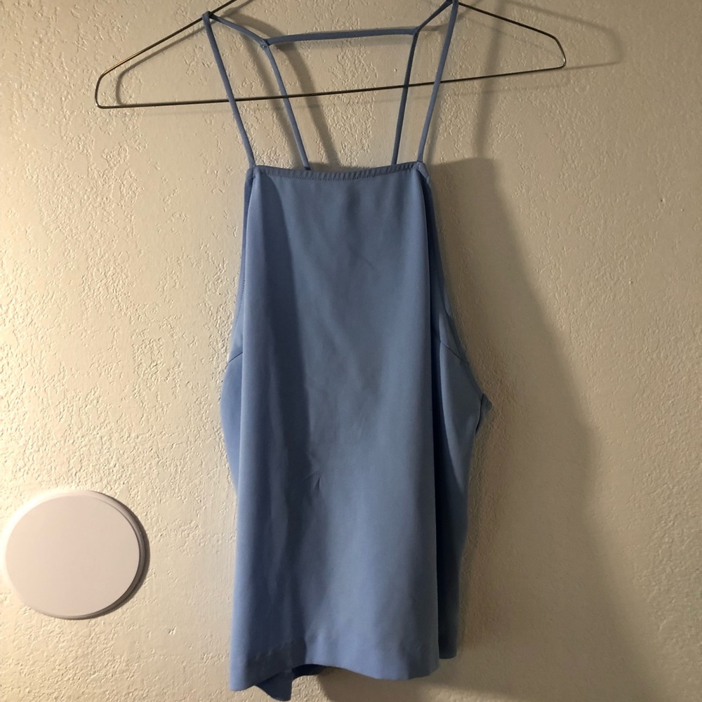 Blue tank